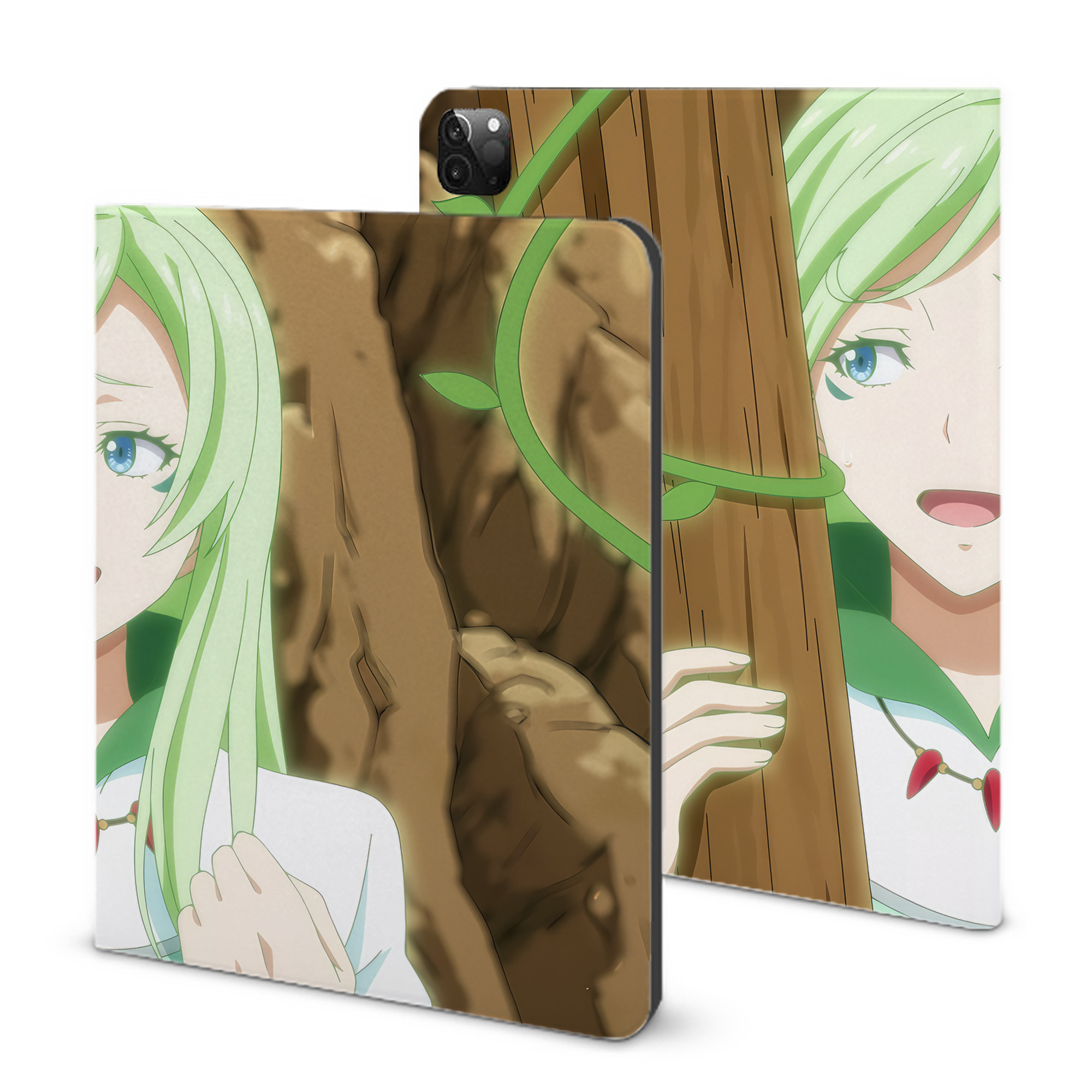 （画像用） 転スラ Regarding Reincarnated to Slime IPadケース ペンホルダー付き ブックスタイルデザイン